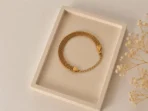 Solid Gold-Plated Bangle