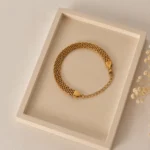 Solid Gold-Plated Bangle